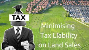 land sale agreement. minimising tax on land sale